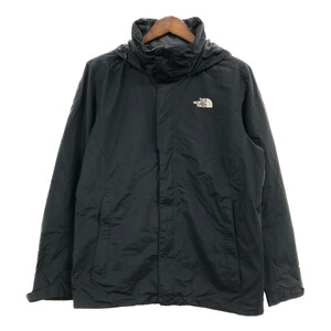 THE NORTH FACE ノースフェイス HYVENT マウンテンパーカー アウトドア ブラック (メンズ L) 中古 古着 Q6792