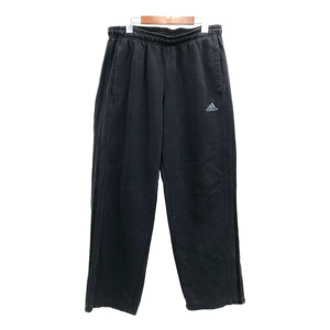 adidas アディダス スウェットパンツ スポーツ ワンポイント ブラック (メンズ M) 中古 古着 Q6856