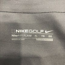 NIKE GOLF ナイキゴルフ ハーフジップ ゴルフジャケット スポーツ グレー (メンズ XL) 中古 古着 Q6915_画像8