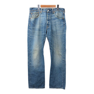 Levi's リーバイス 501 デニムパンツ アメカジ ブルー (メンズ W33 L32) 中古 古着 Q6940