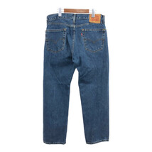 Levi's リーバイス 505 デニムパンツ アメカジ ブルー (メンズ W34 L29) 中古 古着 Q6943_画像2