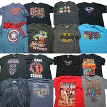 古着卸 まとめ売り マーベル DCコミック 半袖Tシャツ 16枚セット (メンズ XL ) スーパーマン ブラックパンサー MS9387 1円スタート_画像1