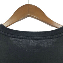 Carhartt カーハート ヘンリーネック ポケット 半袖Ｔシャツ ワンポイント ブラック (メンズ XL) 中古 古着 Q7077_画像5