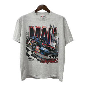 90年代 USA製 CHASE AUTHENTICS チェイス NASCAR ナスカー デイル・アーンハート 半袖Ｔシャツ (メンズ L) 中古 古着 Q7105