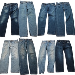  old clothes . set sale Levi's 505 Denim pants 8 pieces set ( men's W36 ) indigo blue strut MS9019 1 jpy start 