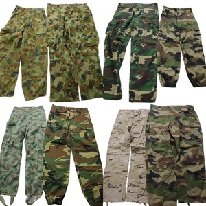  old clothes . set sale duck pattern pants euro military 8 pieces set ( men's ) the truth thing *. interval Heart Land desert pixel MS9878 1 jpy start 