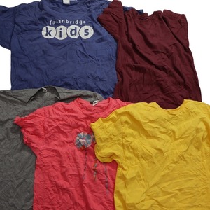 【訳あり】 古着卸 まとめ売り カラーmix プリント 半袖Tシャツ 50枚セット (メンズ ) 無地 ブランドMIX ワンポイントロゴ W6502