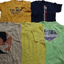 古着卸 まとめ売り カラーmix プリント 半袖Tシャツ 20枚セット (メンズ XL /2XL ) チャンピオン コロンビア 英字ロゴ MS9536 1円スタート_画像3