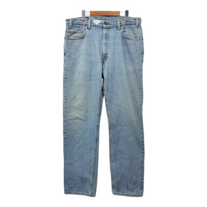 90年代 USA製 Levi's リーバイス 505 デニムパンツ ライトブルー (メンズ W36 L32) 中古 古着 Q7226