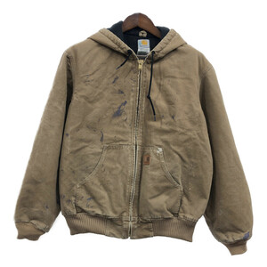 Carhartt カーハート アクティブジャケット ワーク ベージュ (メンズ MEDIUM REGULAR) 中古 古着 Q5929