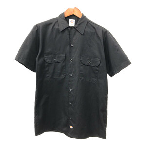 Dickies ディッキーズ ワークシャツ ブラック (メンズ M) 中古 古着 Q7388