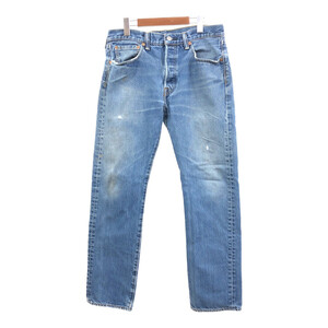 Levi's リーバイス 501 デニムパンツ ライトブルー (メンズ W32 L32) 中古 古着 Q7501