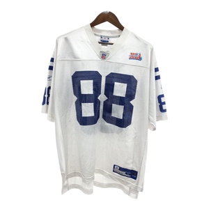 Reebok リーボック NFL インディアナポリス・コルツ ゲームシャツ ユニフォーム プロチーム ホワイト (メンズ L) 中古 古着 Q7686