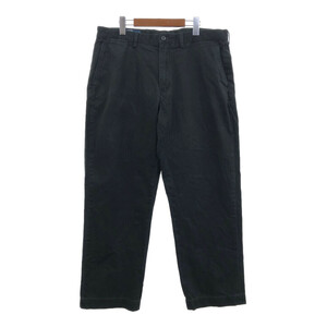 Polo by Ralph Lauren ポロ ラルフローレン PRESTON PANT チノパンツ 大きいサイズ ポロチノ ブラック (メンズ W38 L30) 中古 古着 Q7862