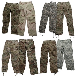  old clothes . set sale field pants the US armed forces the truth thing military 8 pieces set ( men's M ) camouflage multi cam MT1808 1 jpy start 