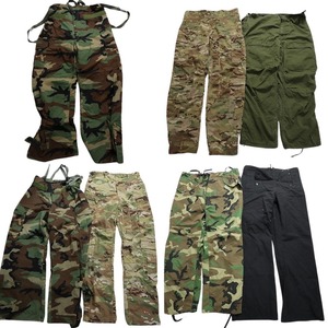 古着卸 まとめ売り 米軍実物 ミリタリー 7枚セット (メンズ L /XL ) パンツMIX マルチカム セーラーパンツ MT2621