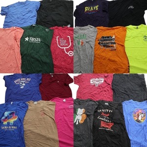 古着卸 まとめ売り カラーmix プリント 半袖Tシャツ 20枚セット (メンズ XL ) 企業Ｔ アディダス ワンポイントロゴ MT2963