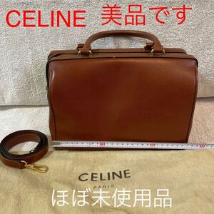 CELINE セリーヌ　バッグ　１〜２回使用　本革 レザー ほぼ未使用品　長期保管品