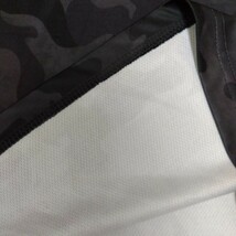 M ケースイスK-SWISS 新品 ハーフジップ 半袖ポロシャツ Tシャツ 黒 吸汗 速乾 消臭 メンズ 紳士 アウトドア スポーツ ゴルフウェア golf_画像7
