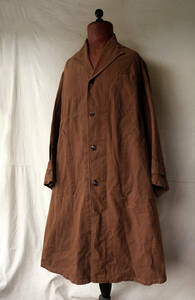 1940's 1950's France Vintage Brown metis.... Work coat 40s 50s French Vintage Work jacket 