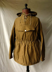 1940's France Vintage ano rack parka 40s Work jacket smock BVLGARY a army 