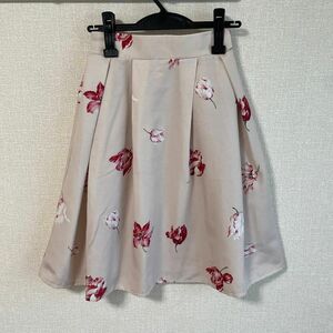 tocco closet 花柄スカート　ピンク