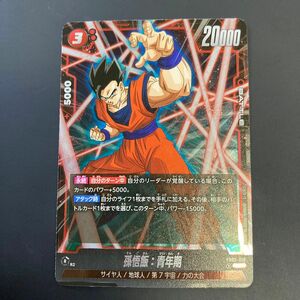 ドラゴンボールフュージョンワールド　烈火の闘気　　　　　　　　　　 孫悟飯 青年期 SR