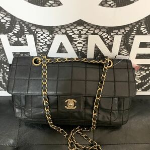 美品　正規品　CHANEL マトラッセ　チョコバー ショルダーバック