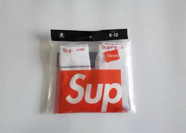 supreme hanes ソックス　スポーツ　靴下　２足