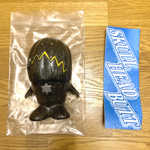 スカルヘッドバット モンスターD　開封済・美品　ソフビ 2007年 マーミット SKULL HEAD BUTT MONSTER-D sofubi オバQ ホビコン vinyl