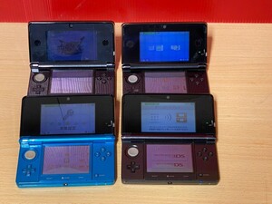 任天堂　ゲーム機　 Nintendo 3DS／ ニンテンドー3DS　CTR-5-JPN-CO　中古　動作確認済み　4点