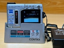 CONTAX U 4R Carl Zeiss　コンパクトフィルムカメラ　フィルムカメラ　USB2.0 Hi-Speed D3 映像　中古動作未確認 !_画像6