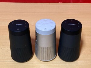 BOSE／ ボーズ　Bluetoothスピーカー SoundLink Revolve speaker 　サウンドリンク リボルブスピーカー　3点　動作未確認　ジャンク!