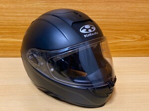 OGK KABUTO／オージーケー カブト　フルフェイスヘルメット　ヘルメット　ブラック　XL 61~62cm　AEROBLSDE-5　日本製　中古