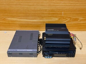 ALPINE| Alpine power amplifier 3513S tuner / compact disk player 7918J TVA-T026 made in Japan operation verification ending 