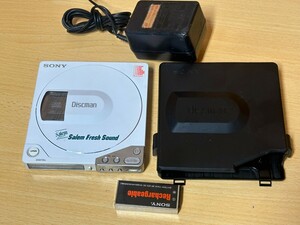 SONY| Sony D-150 Discman| disk man portable CD player disk man white body operation not yet verification!