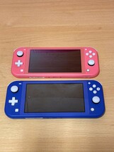 Nintendo／ 任天堂　ニンテンドースイッチライト　HDH-001　2点　ジャンク_画像1