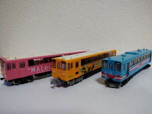 TOMYTEC 鉄道コレクション 樽見鉄道3両セット(M車2、T車1)【ジャンク】