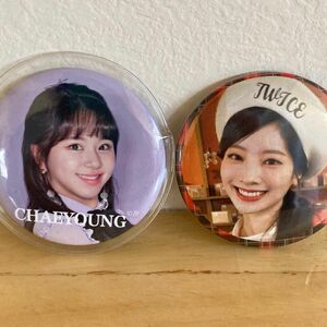 TWICE チェヨン・ダヒョン 缶バッジ 缶バッチ グッズ　中古品　twice