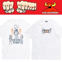 【 TOYMACHINE 】STEEVIE GEE SERIES SS TEE トイマシーン WHITE_画像1