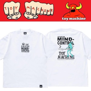 【 TOYMACHINE 】MIND CONTROL SS TEE (HEAVY WEIGHT) トイマシーン WHITE