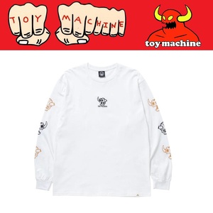 【 TOYMACHINE 】DEAD MONSTER EMBROIDERY LONG TEE WHITE