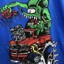 【 RATFINK 】Tシャツ HEART ラットフィンク エドロス M_画像3