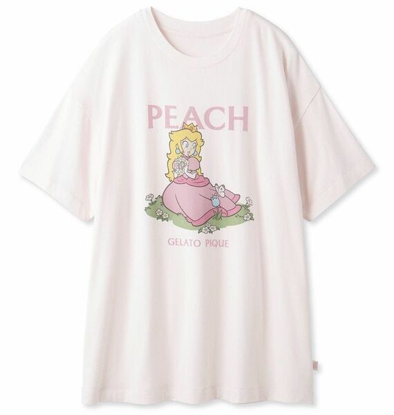 ジェラートピケ ピーチ コレクション プリント Tシャツ ジェラピケ ルームウェア gelato pique