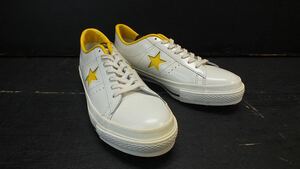 [ unused goods ]26.5 Converse one Star white yellow color sneakers exhibition goods 