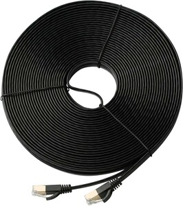 [ не использовался ]Postta LAN кабель 15M CAT7 Flat категория -7i-sa сеть кабель SSTP SFTP Giga bit 10Gbps 600MHz no.1785