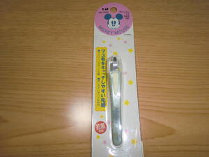 . seal PC steering wheel mayu tweezers ( anti-bacterial ) * Mickey Mouse KAI 100 jpy start 