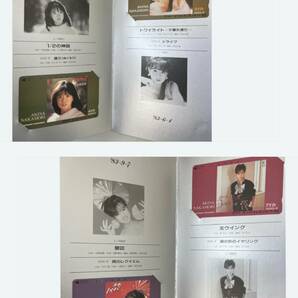 #672A 【中森明菜】1982～1987年 テレカ ブックレット セット 合計20枚 (50度 18枚＋追加2枚) EP シングルレコード テレホンカードの画像4
