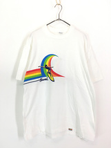 古着 80s USA製 Crazy Shirts Hawaii サーフィン アート Tシャツ XL_画像1