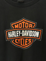 古着 90s USA製 HARLEY DAVIDSON シールド&バー V2 エンジン Tシャツ XL 古着_画像2